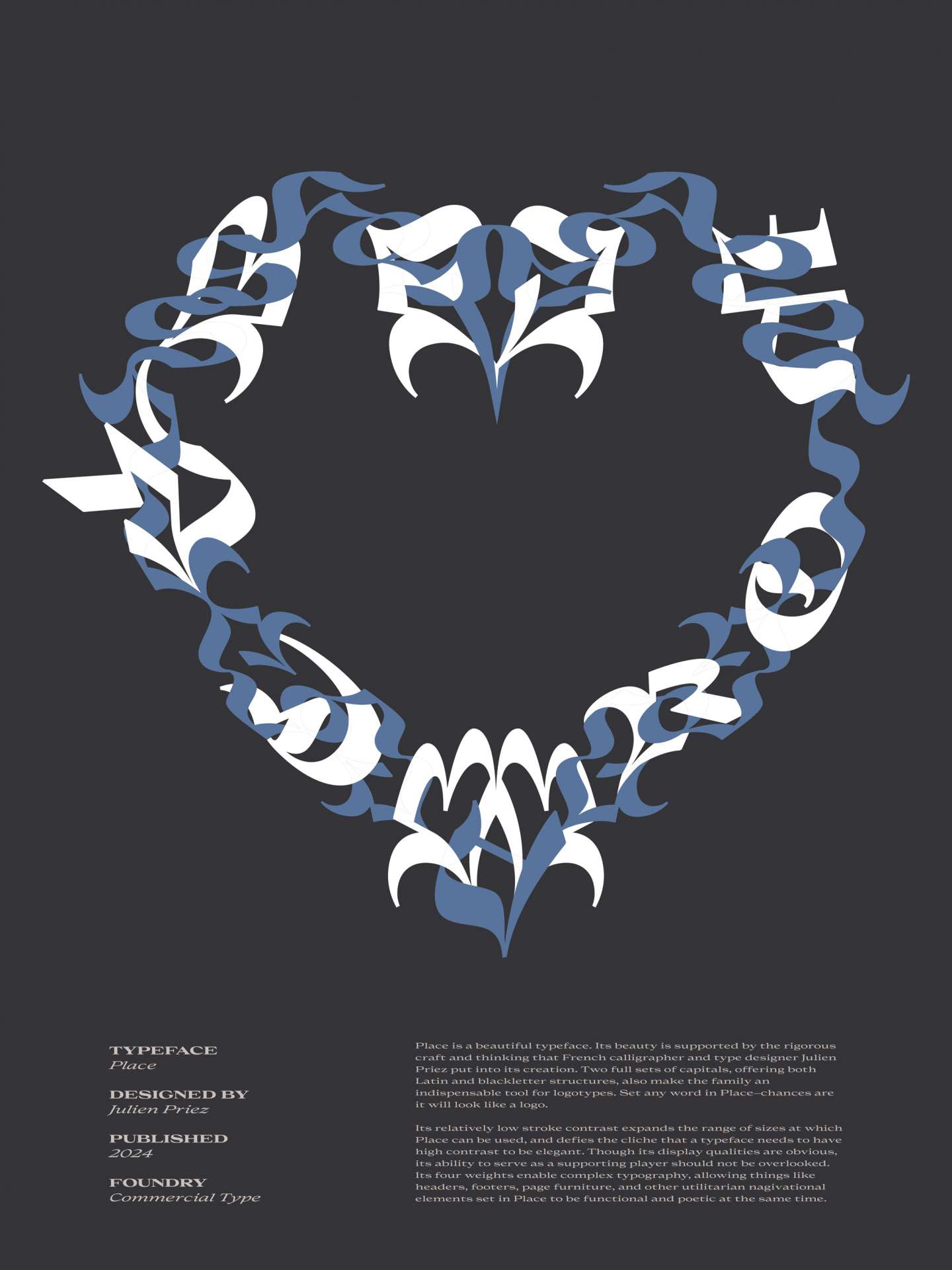 Place Typeface Poster Series