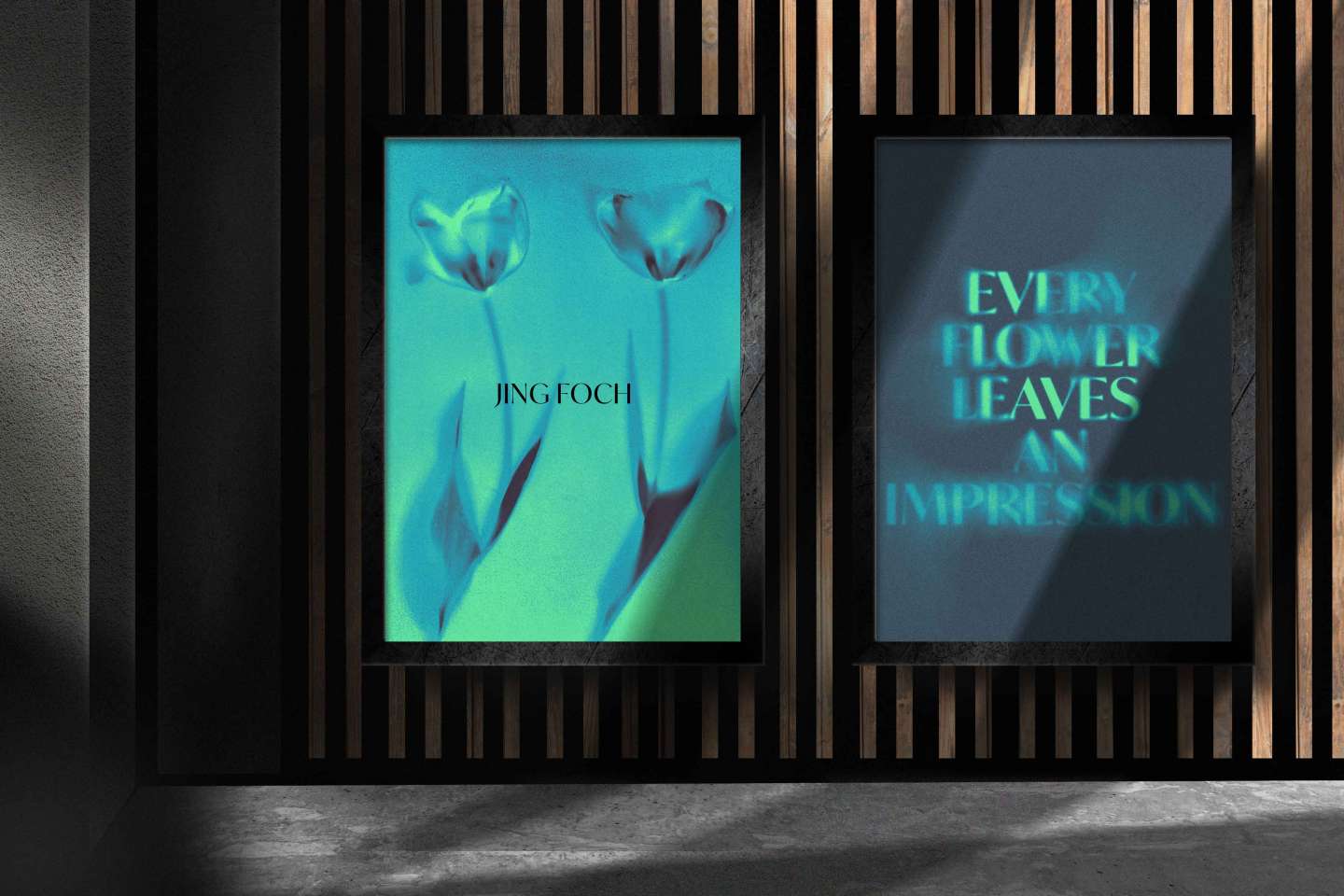 Jing Foch flower shop branding