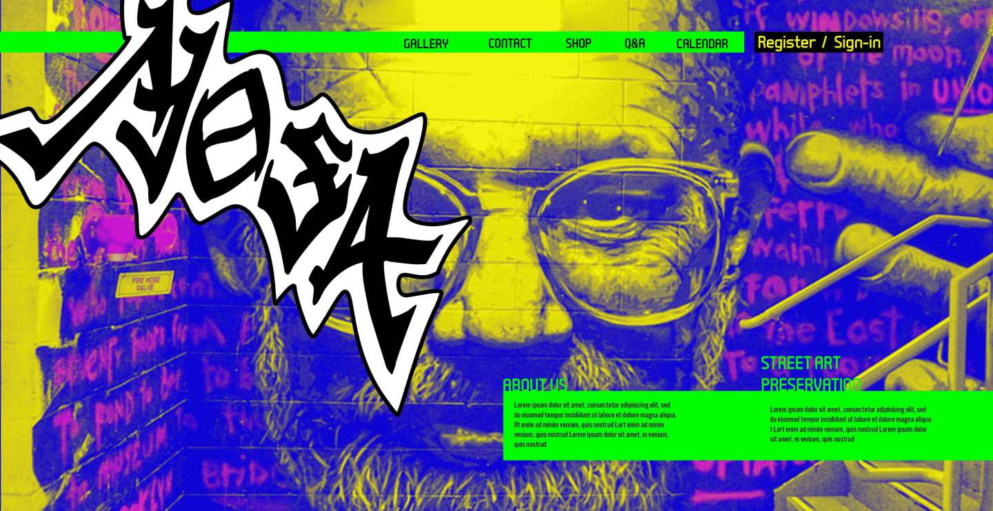 Museum of Street Art Visual Identity Redesign