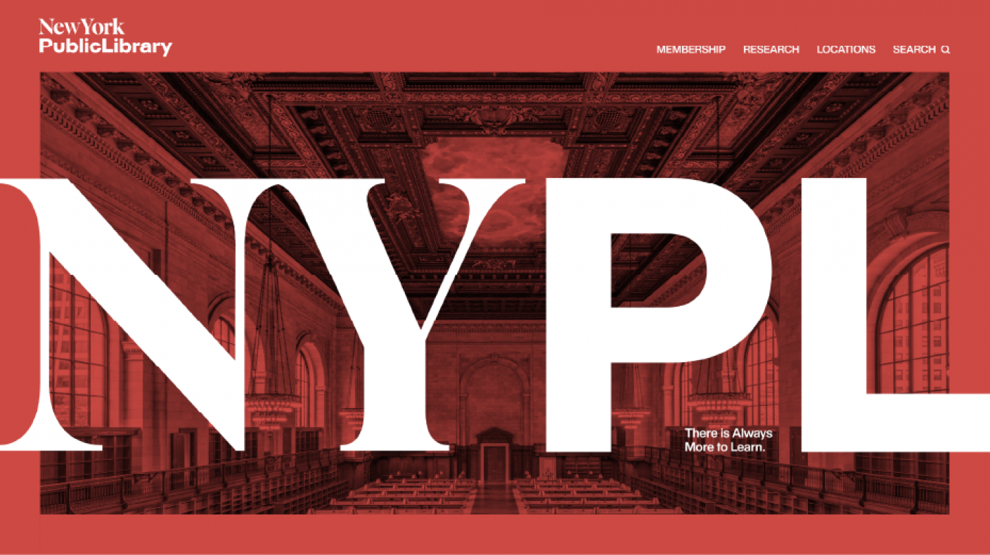 NEW YORK PUBLIC LIBRARY REBRAND