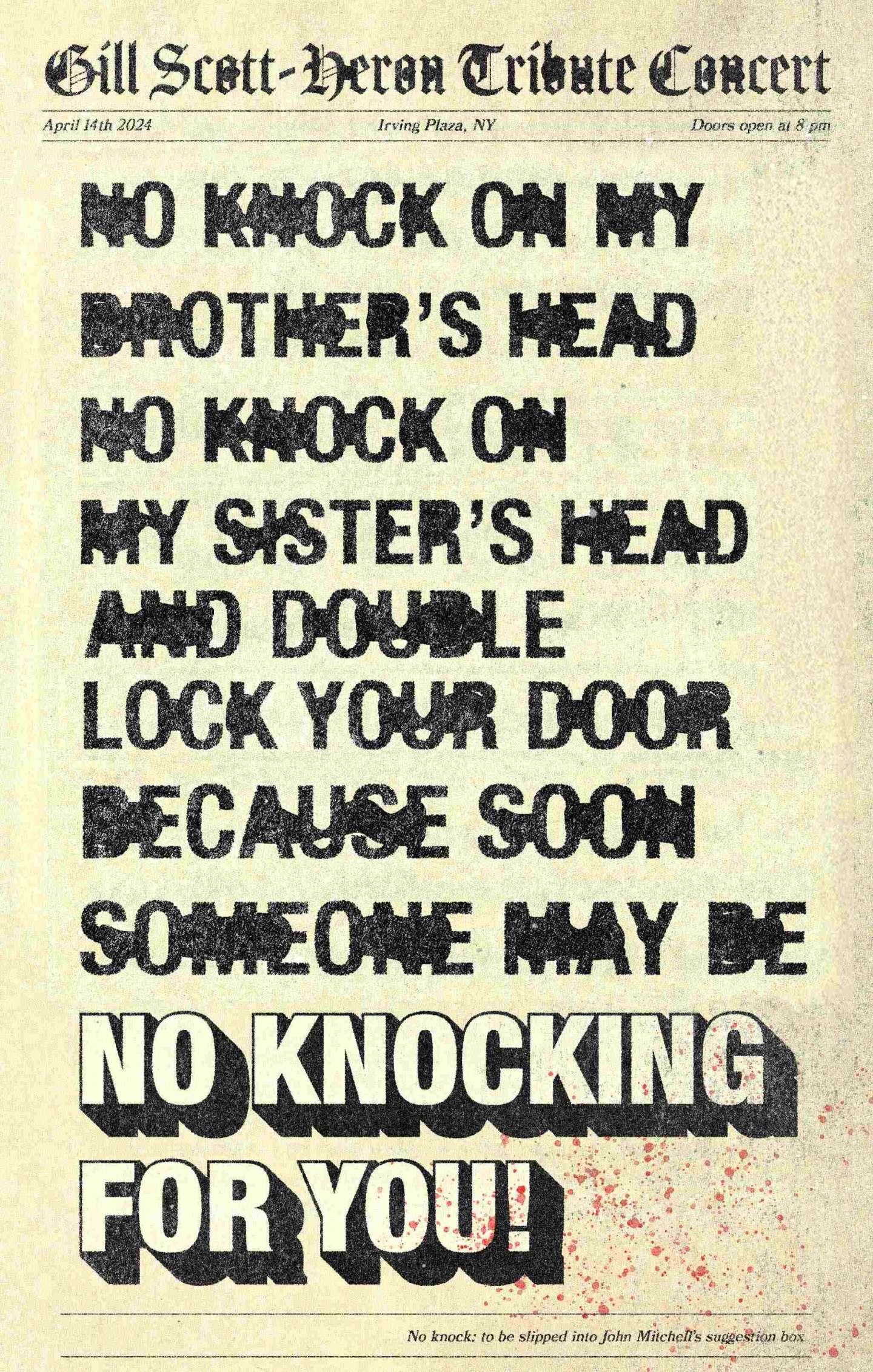 Gil Scott-Heron Poster