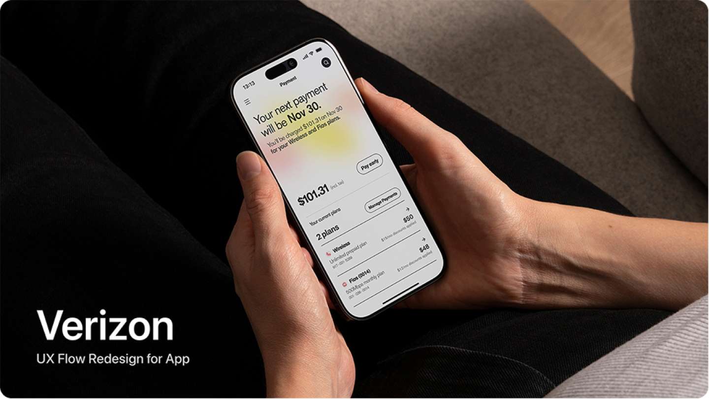 Verizon: UX Flow Redesign