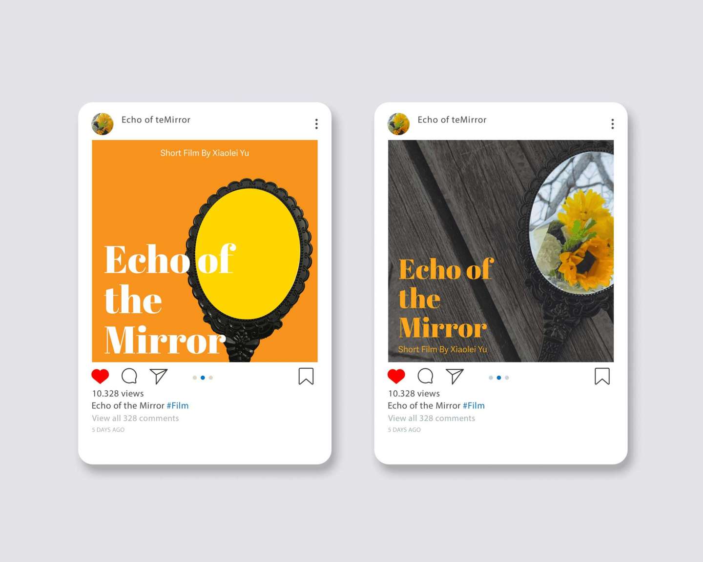 Echo of the mirror