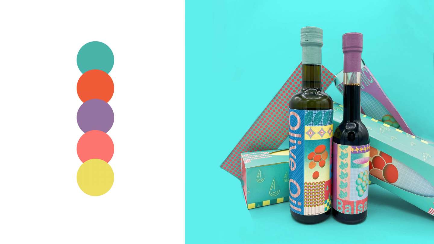 Packaging Design for Balsamic Vinegar and Olive Oil