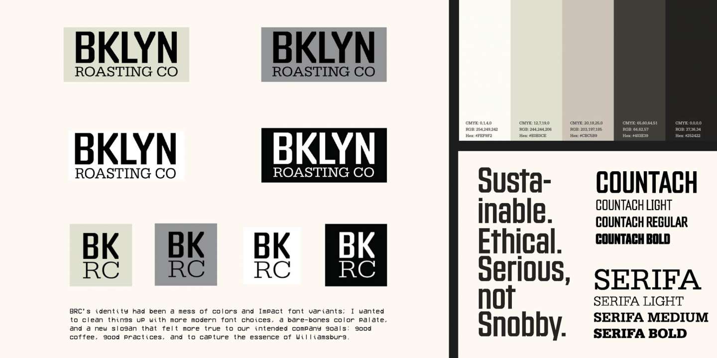 Brooklyn Roasting Company Rebrand