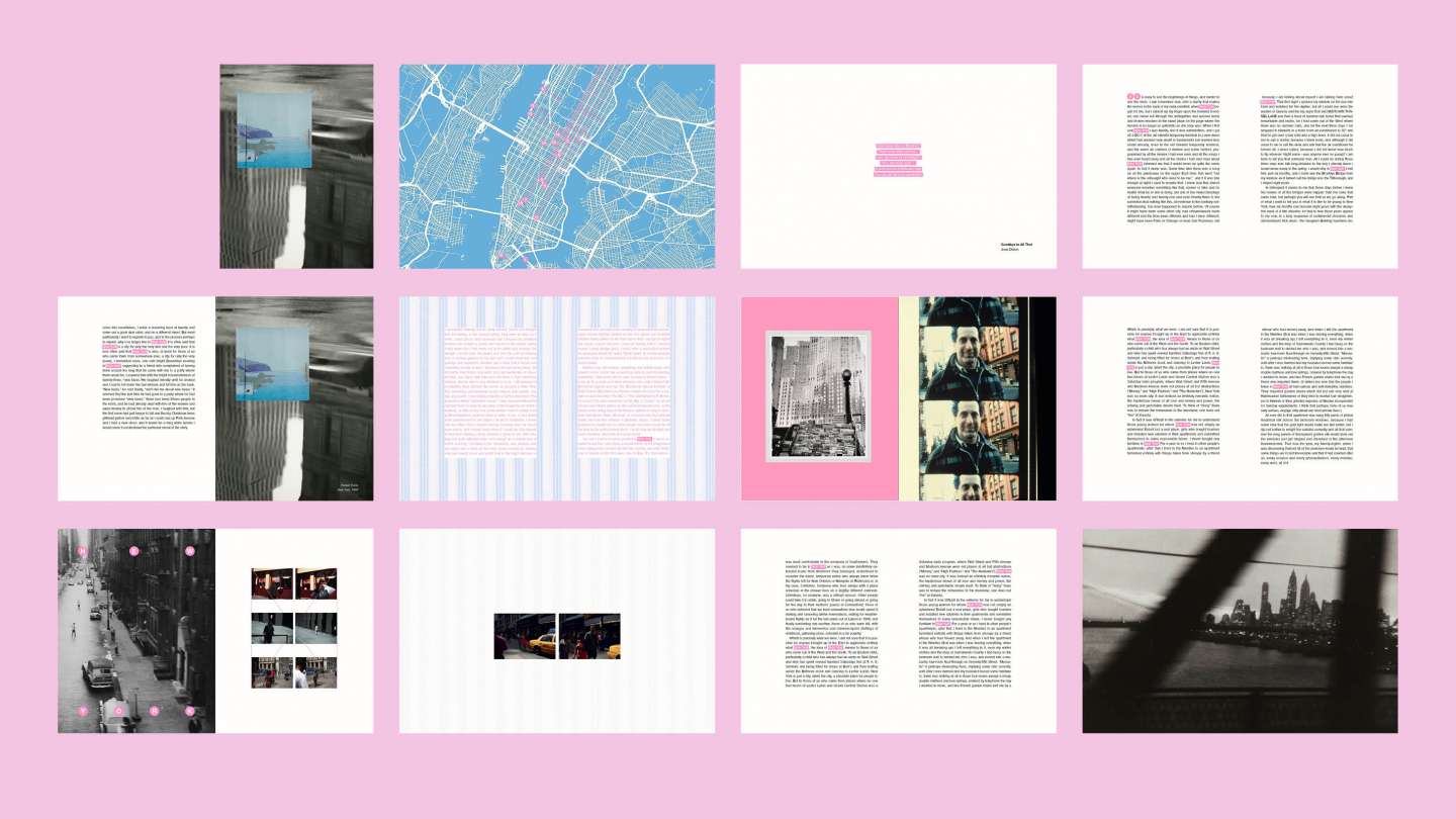 GOODBYE TO ALL THAT BOOK DESIGN