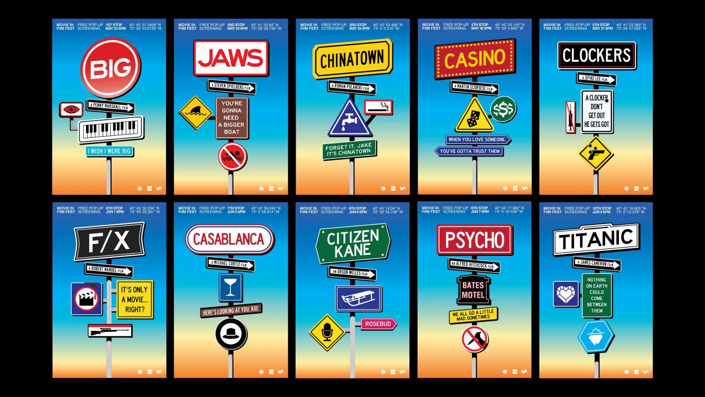 MOViE'iN FiLM FEST POSTER SERIES