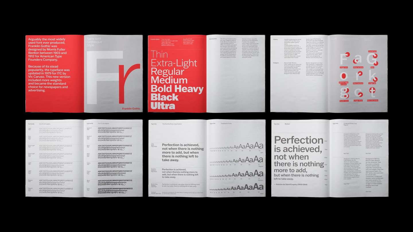 Type Specimen Booklet