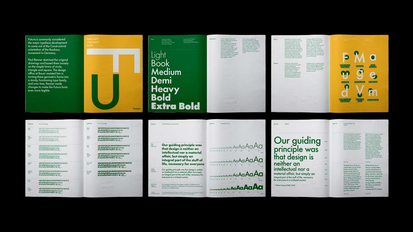 Type Specimen Booklet