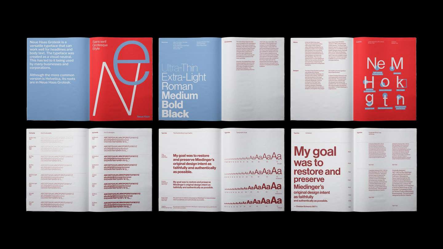 Type Specimen Booklet