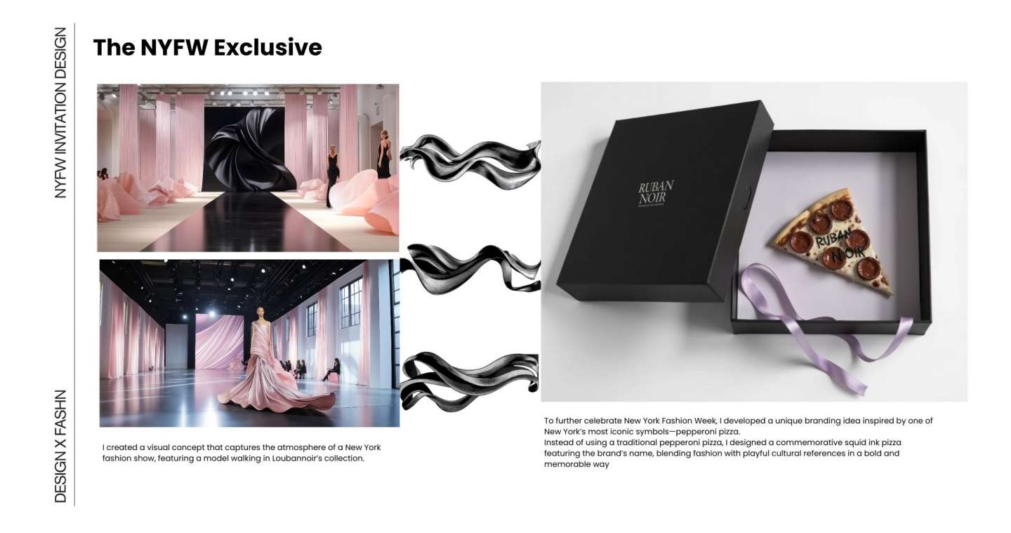 NYFW Invitaion Design _ Ruban Noir