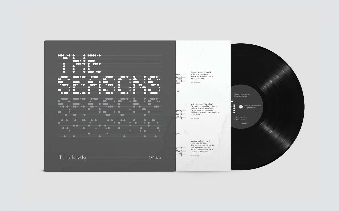 Vinyl record for Tchaikovsky