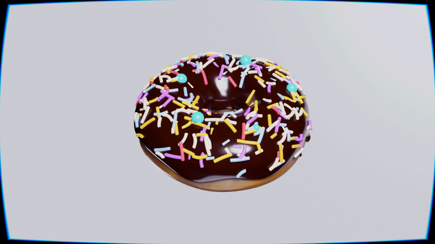Donut 3d modeling