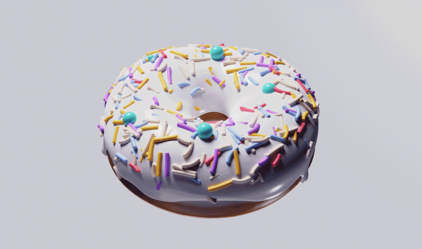 Donut 3d modeling