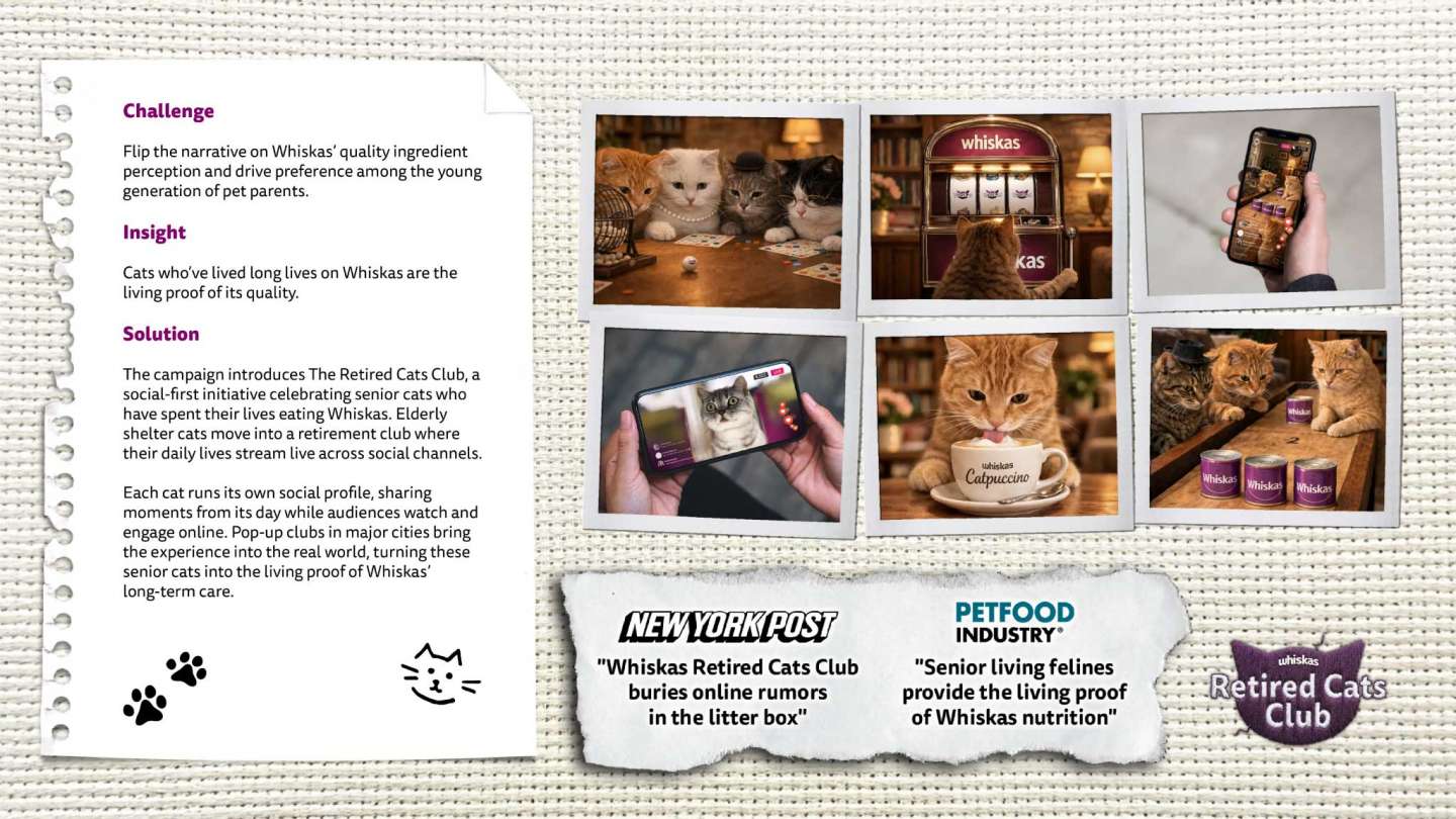 Whiskas - Retired Cats Club