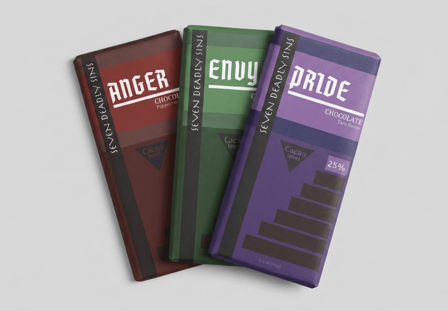 Seven Deadly Sins Chocolate Bar 