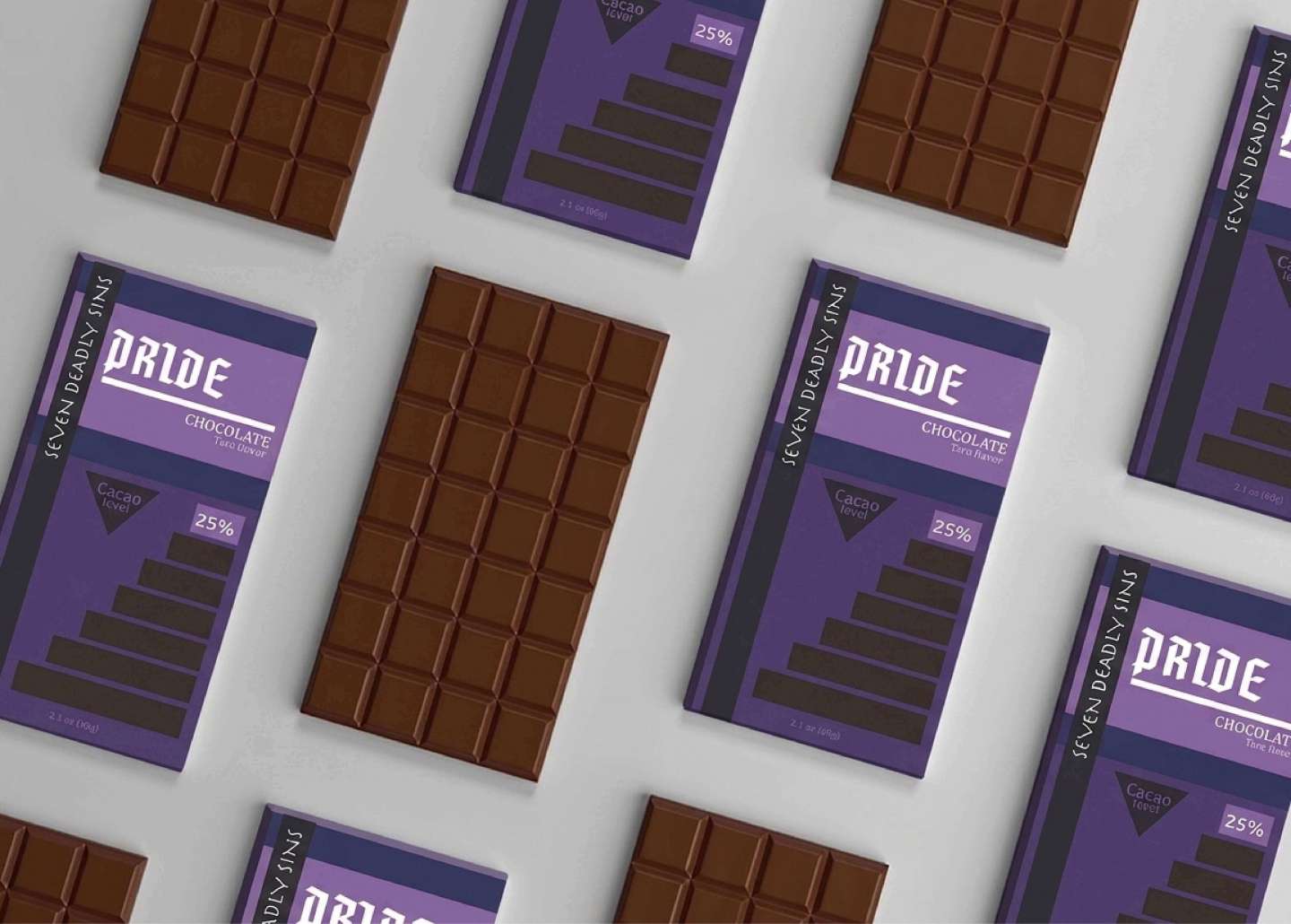 Seven Deadly Sins Chocolate Bar 