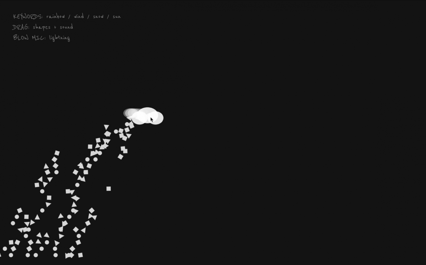 The Story of the Rain: Interactive Creative Coding