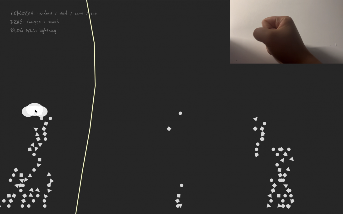 The Story of the Rain: Interactive Creative Coding
