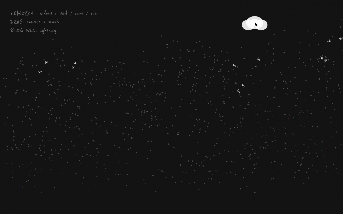 The Story of the Rain: Interactive Creative Coding