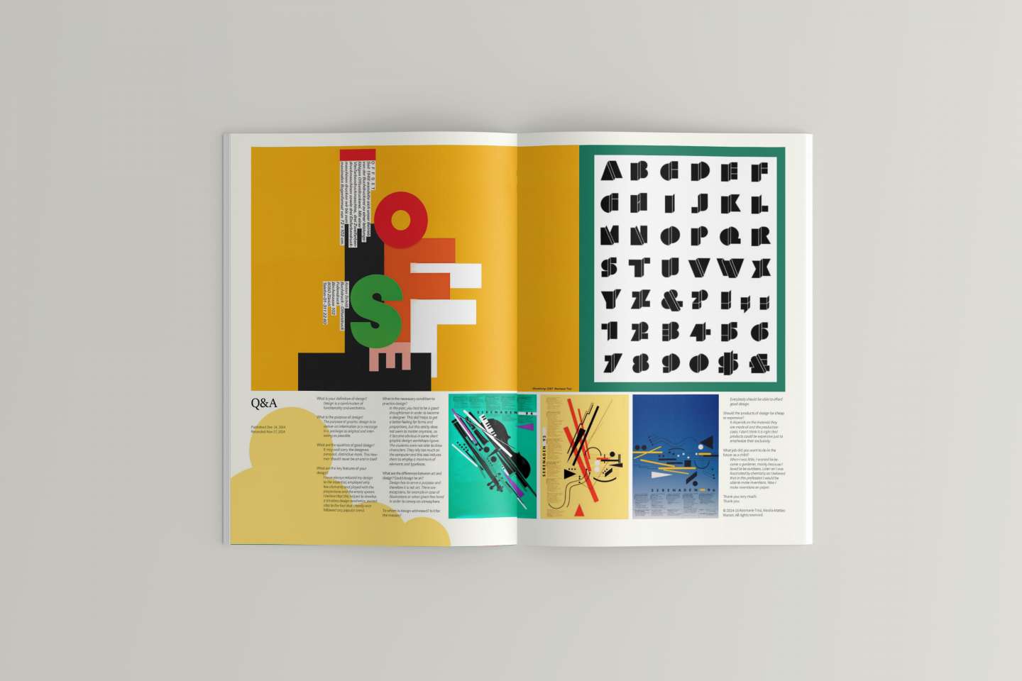 Magazine Design: Rosmarie Tissi