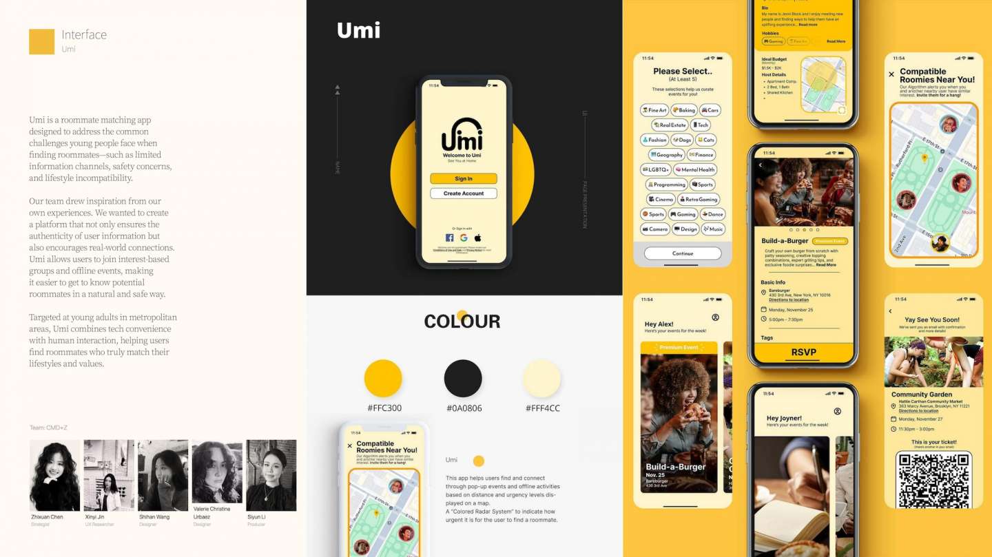Umi: A Roommate Matching App