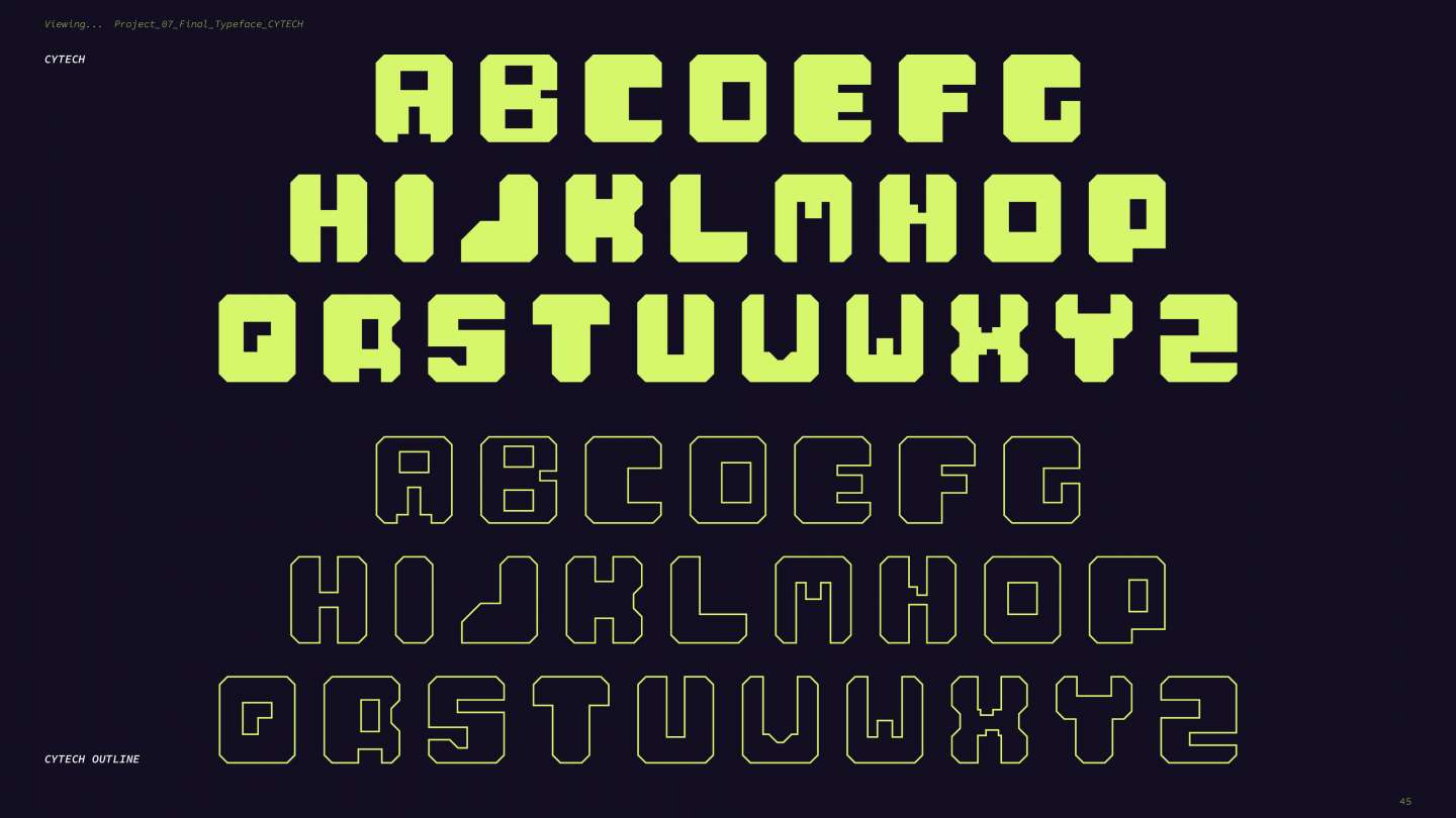 CYTECH Typeface