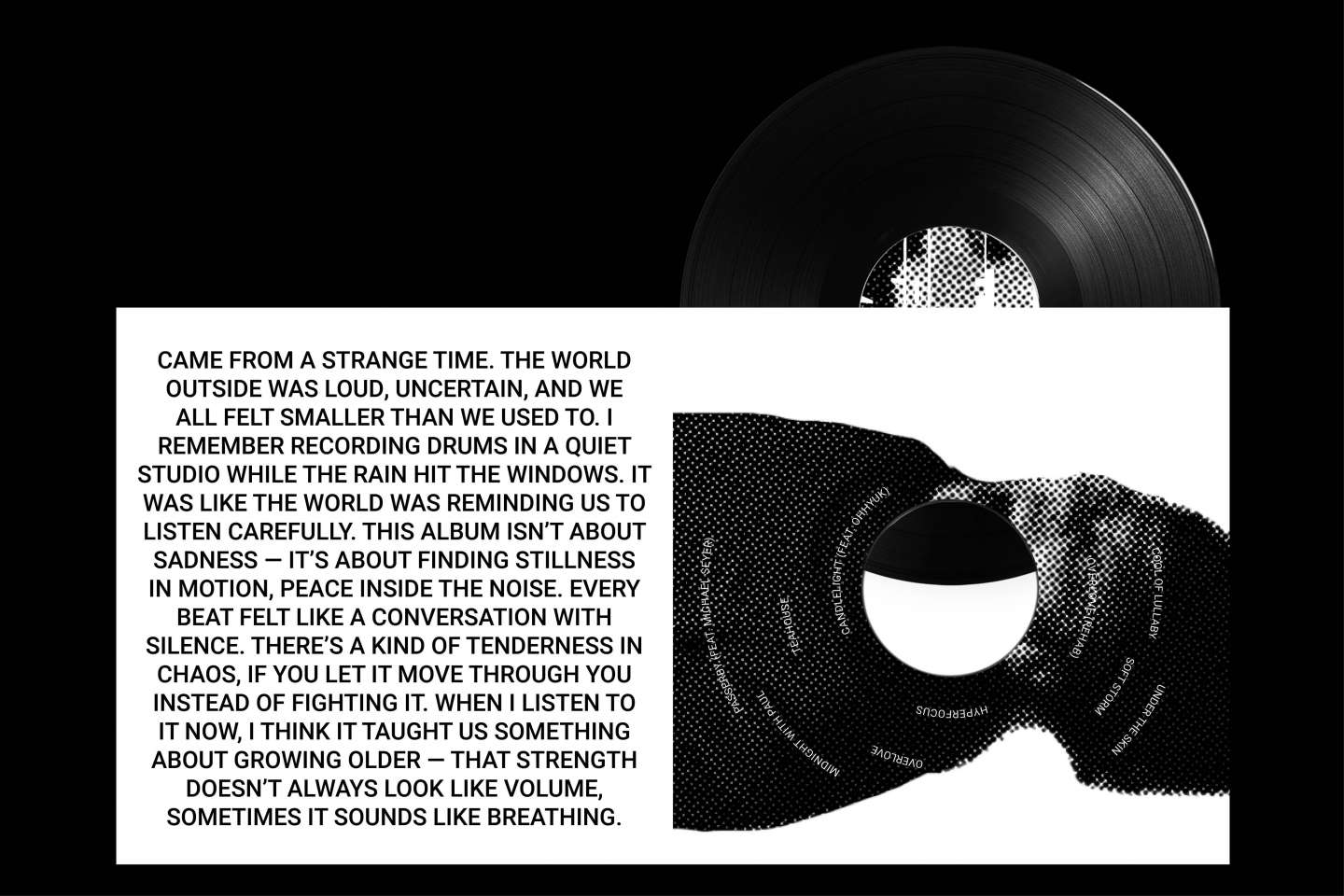 Sunset Rollercoaster vinyl book