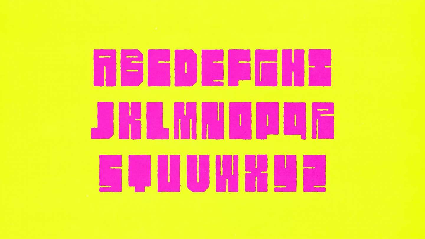 PEDALBOARD Motion Typeface