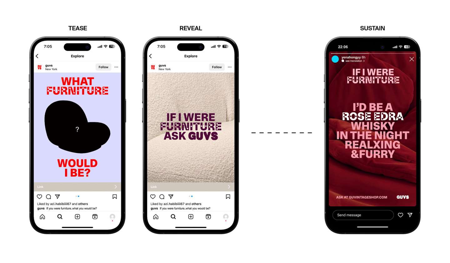 If I Were Furniture Ask GUVS