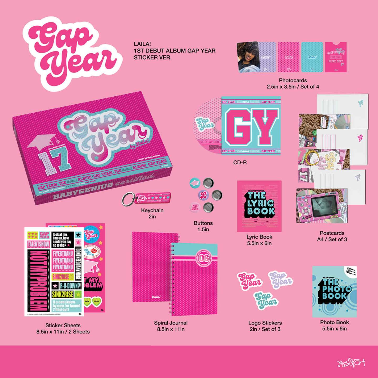 GAP YEAR Album Packaging