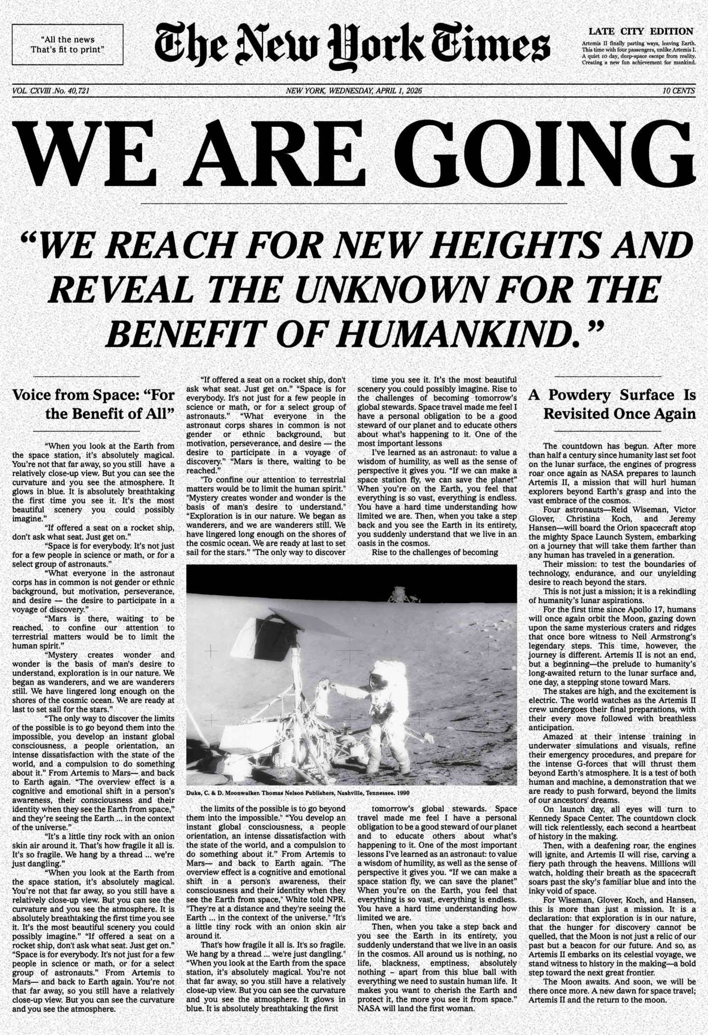 Artemis II NASA Poster