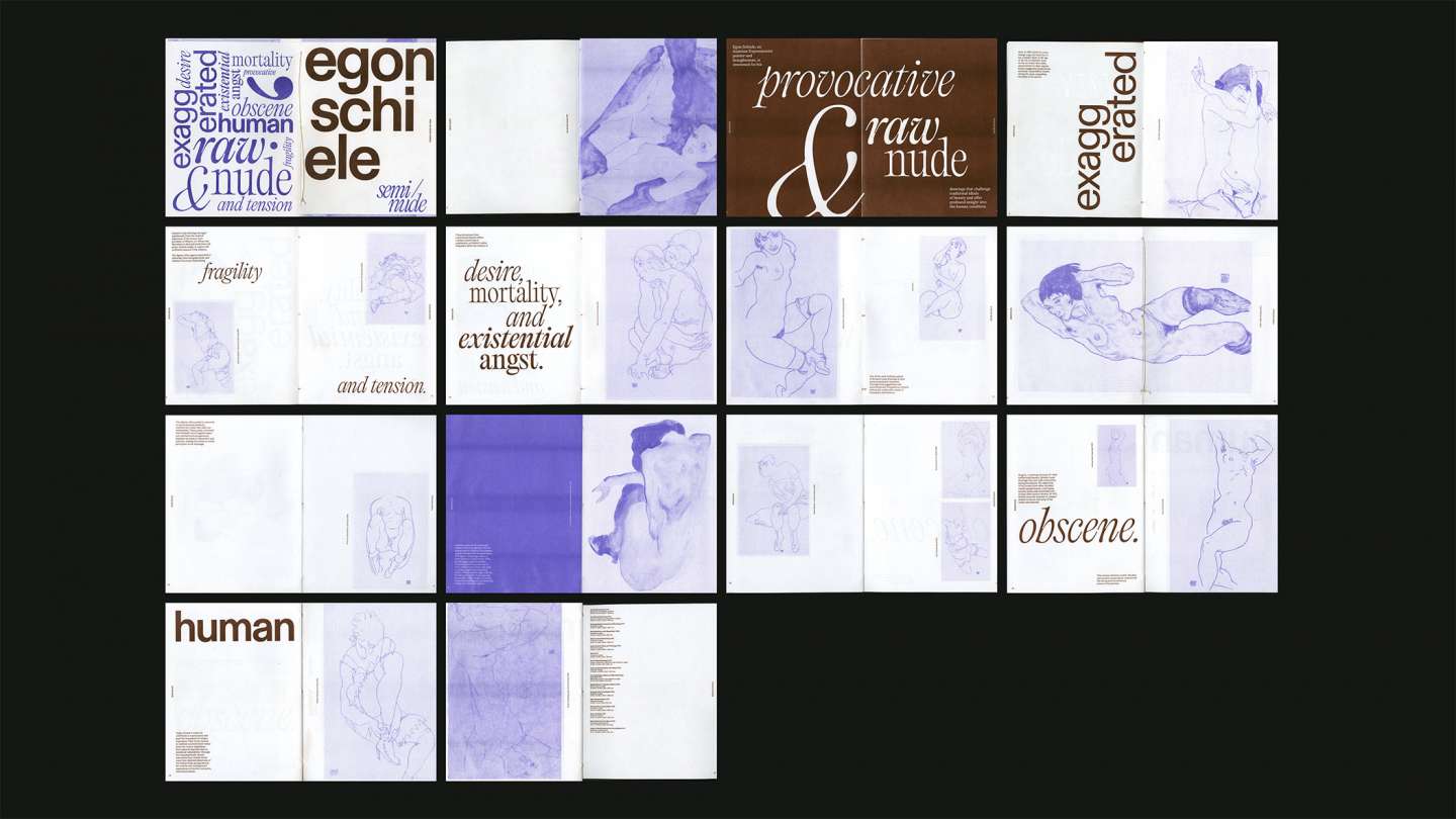 EGON SCHIELE Risograph Art Book
