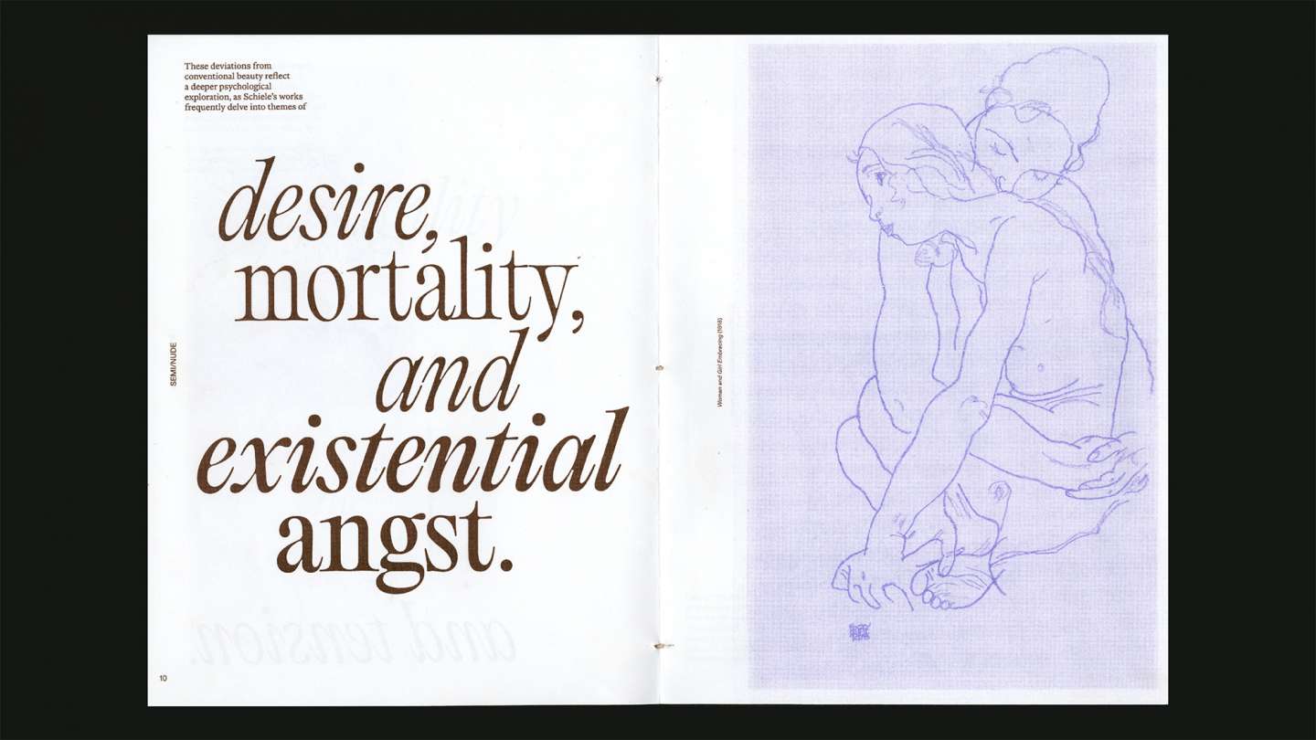 EGON SCHIELE Risograph Art Book