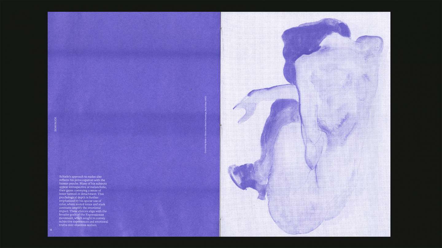 EGON SCHIELE Risograph Art Book