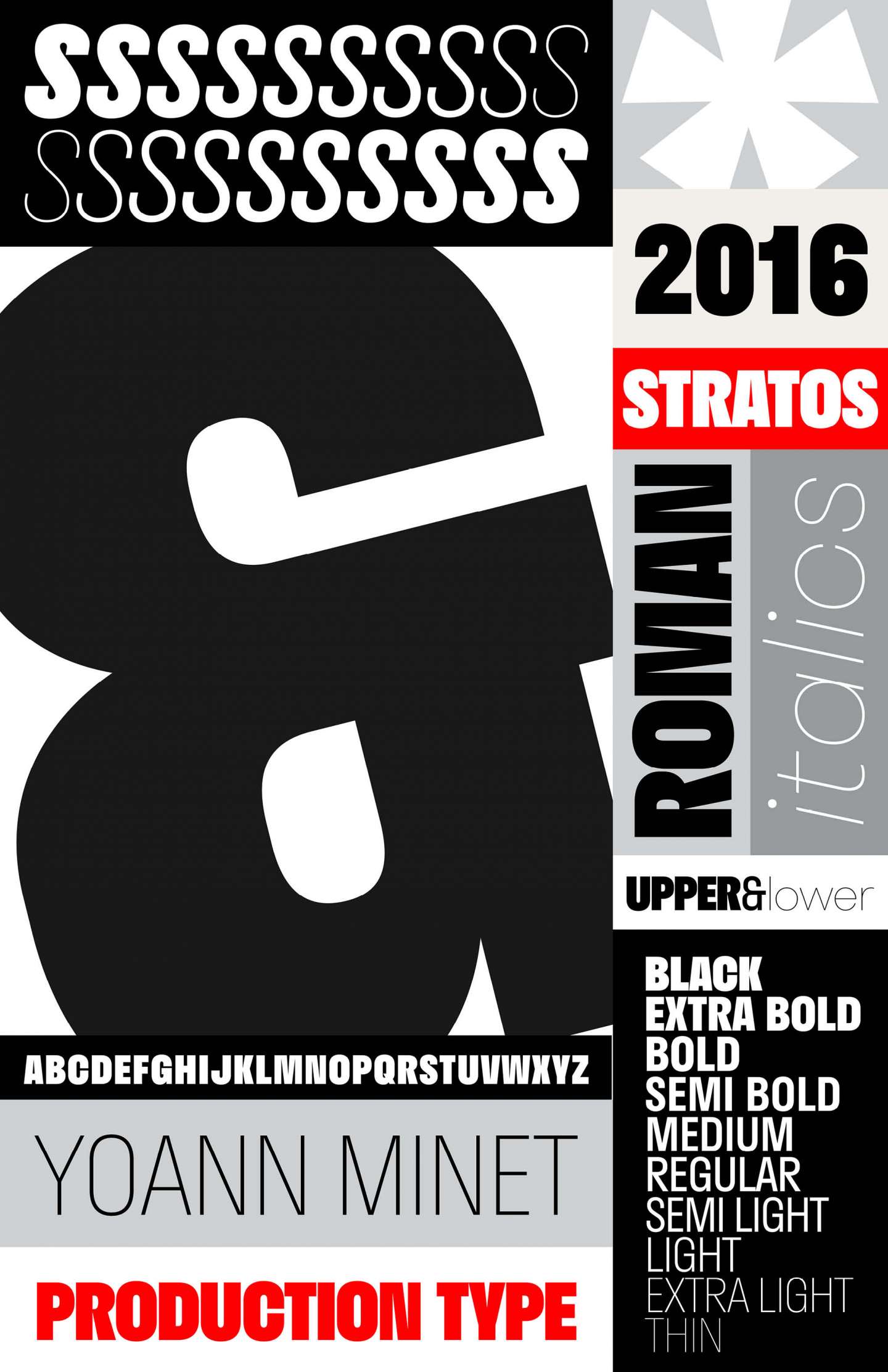STRATOS / Type Specimen Posters