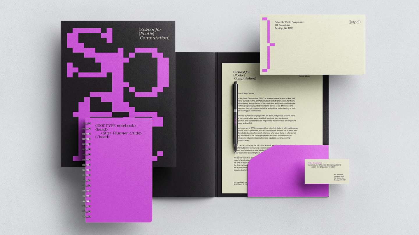 SCHOOL FOR POETIC COMPUTATION Identity