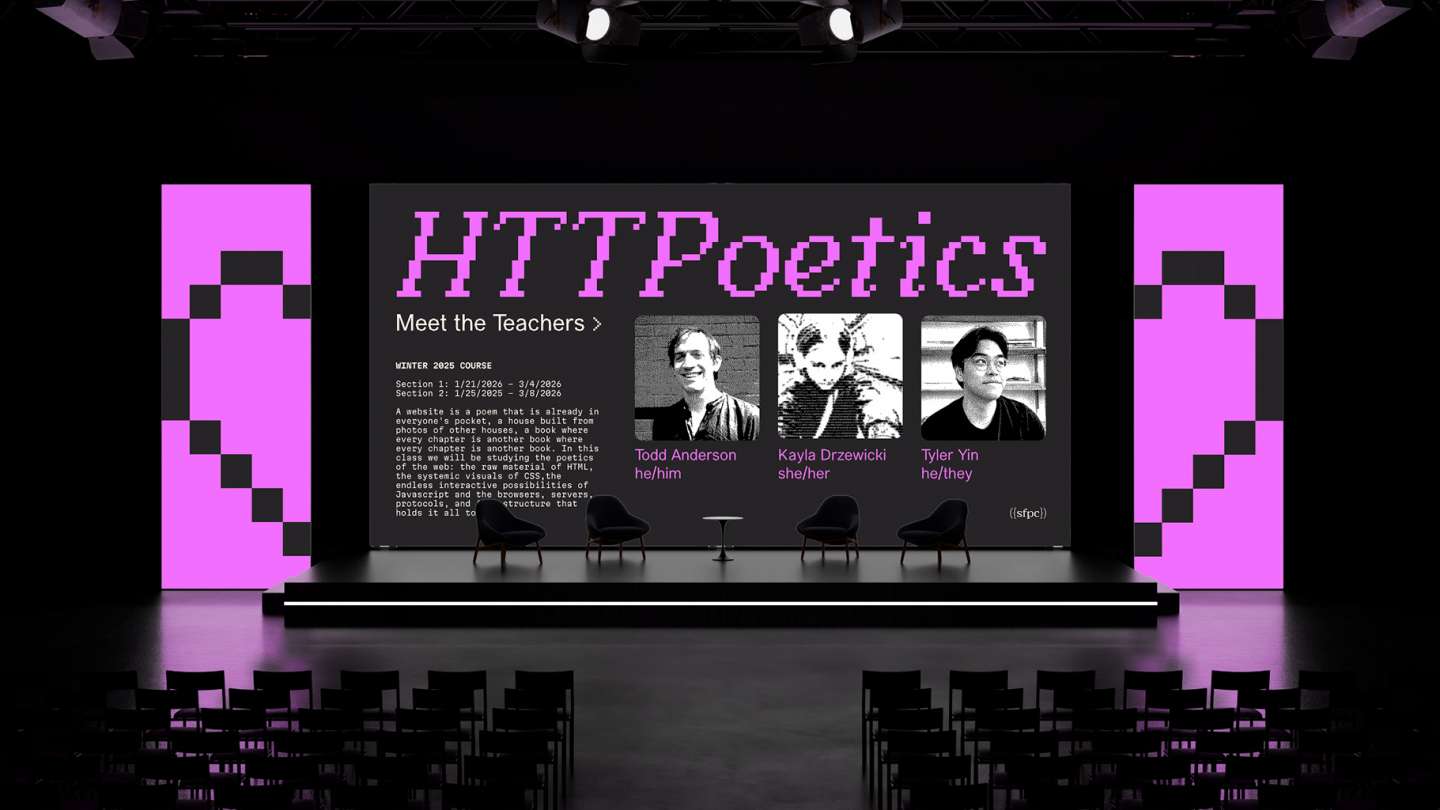 SCHOOL FOR POETIC COMPUTATION Identity