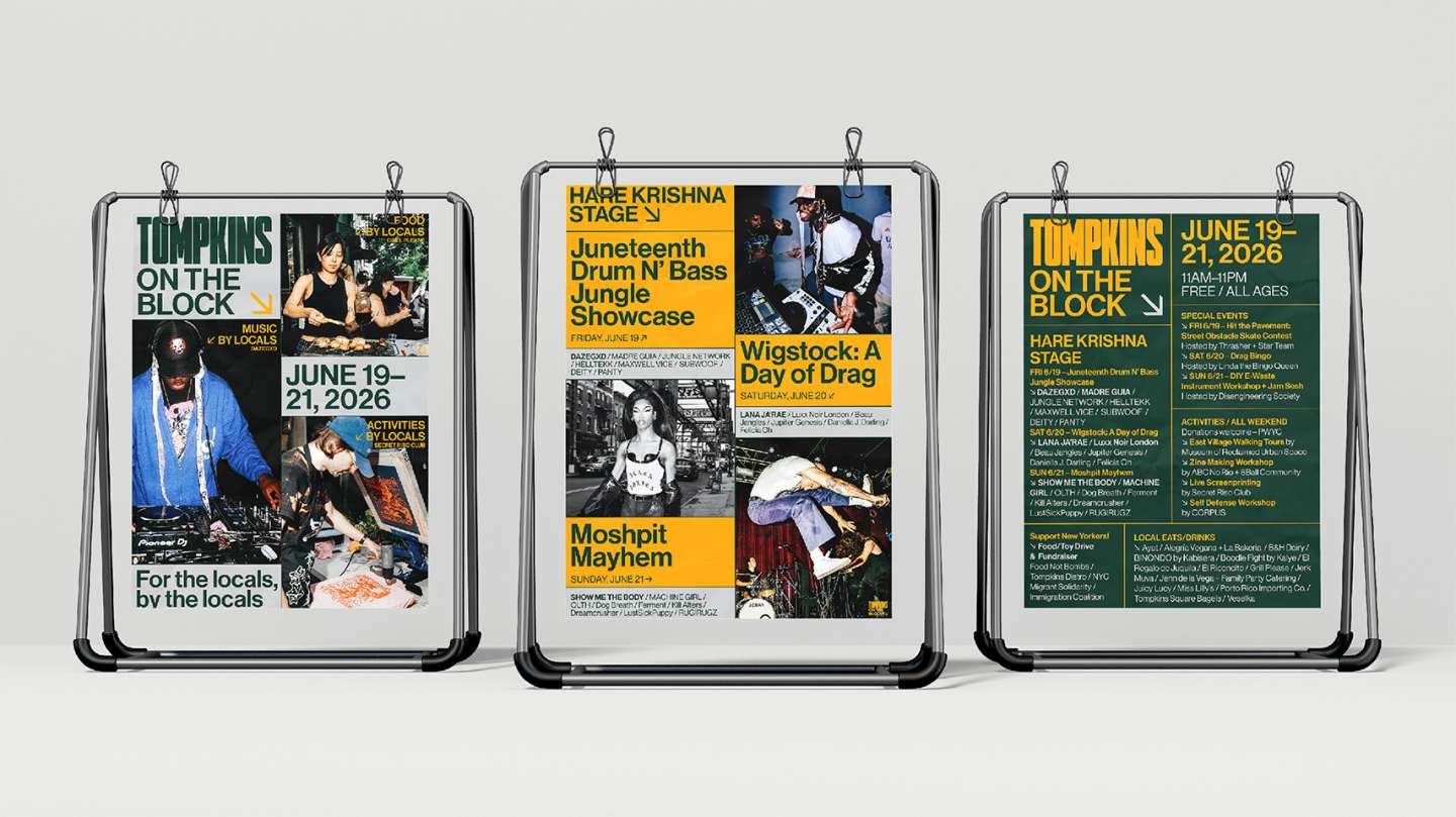 TOMPKINS: ON THE BLOCK Park Identity