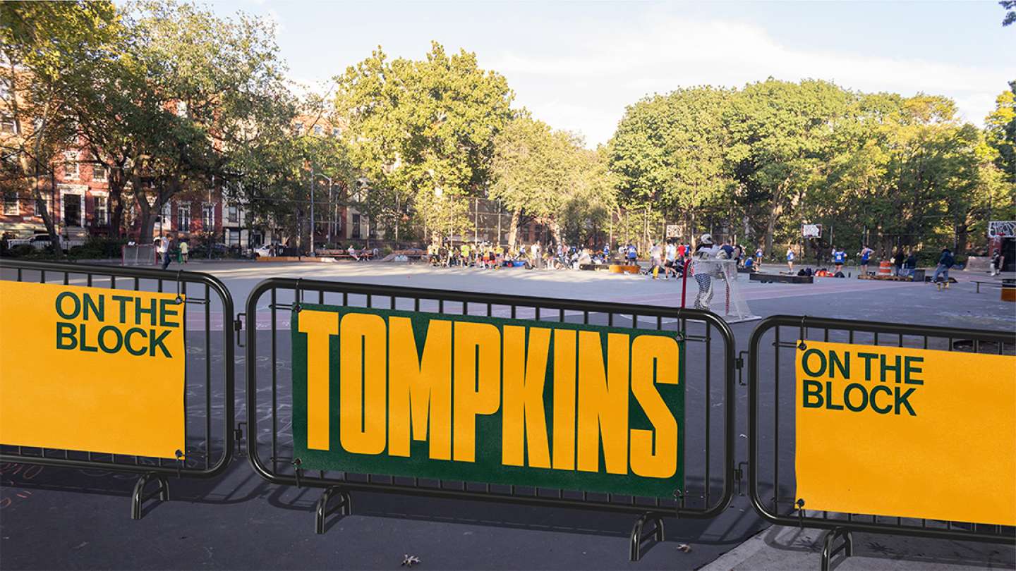 TOMPKINS: ON THE BLOCK Park Identity