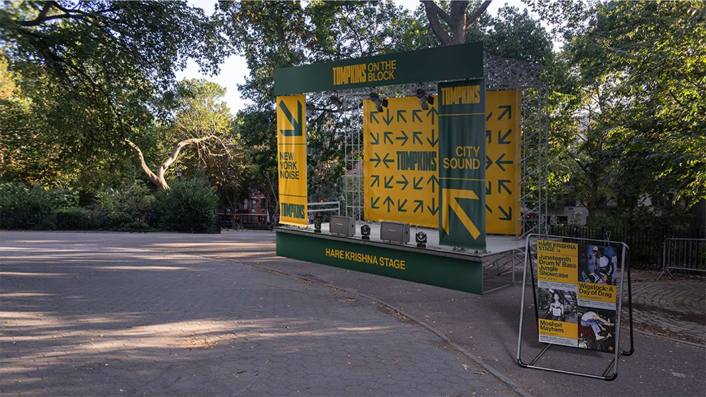 TOMPKINS: ON THE BLOCK Park Identity