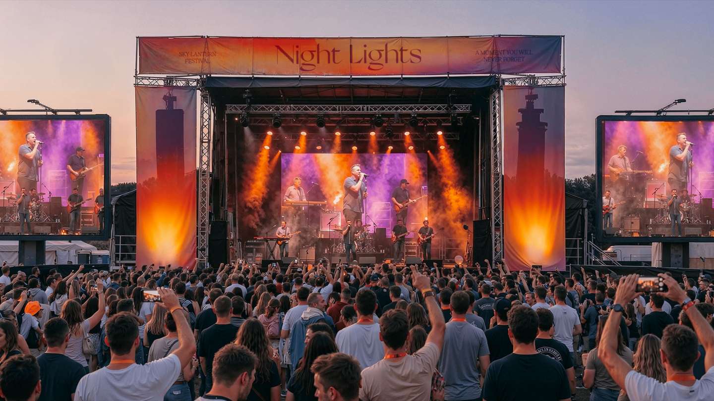 Night Lights Sky Lantern Festival