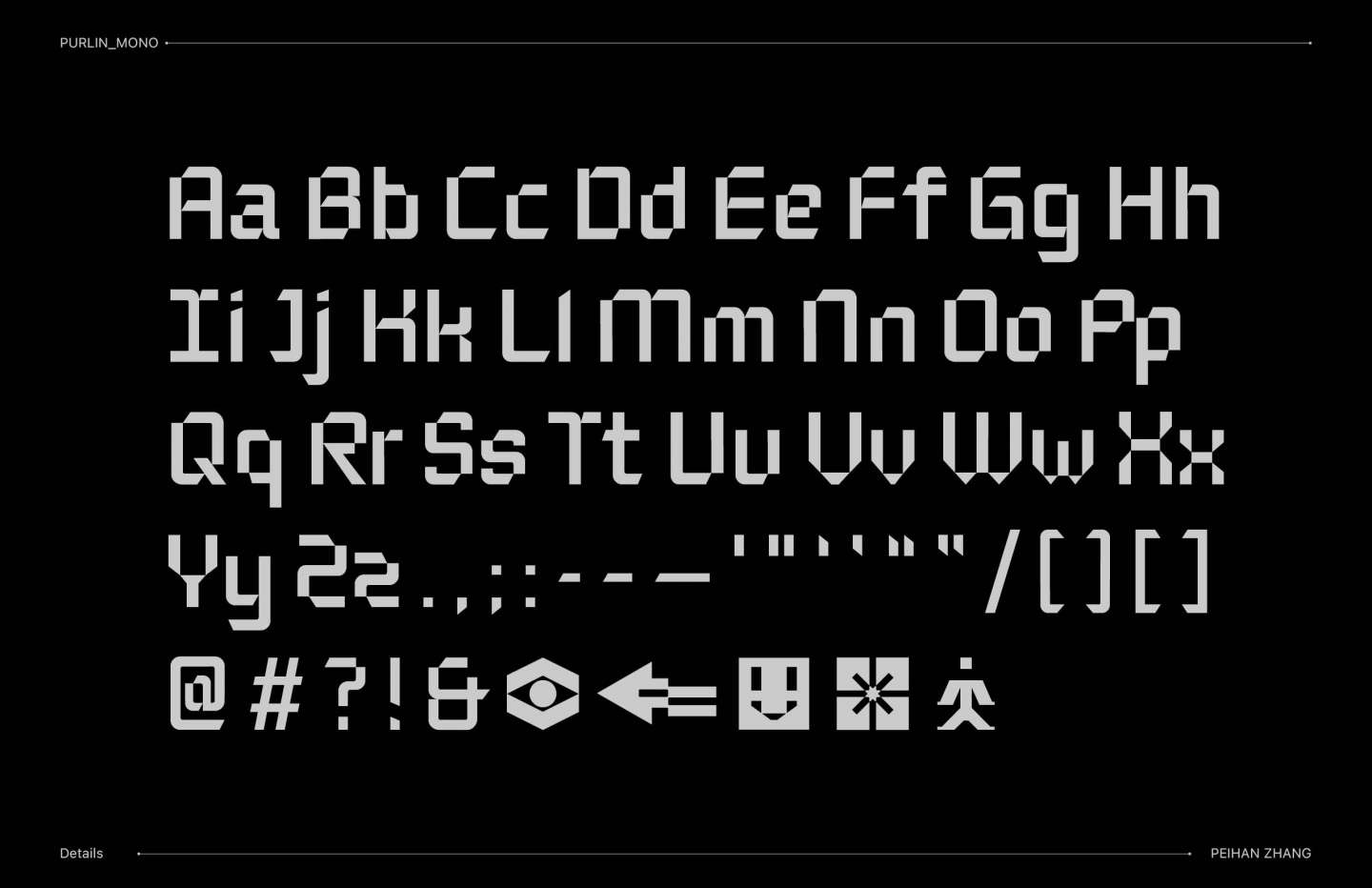 Purlin Mono Typeface