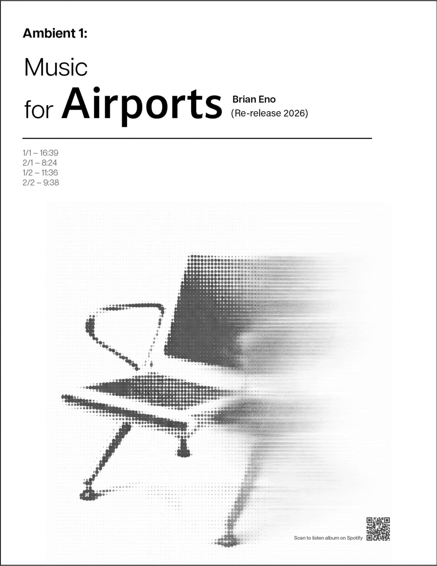 Music for Airports — Album Cover Redesign