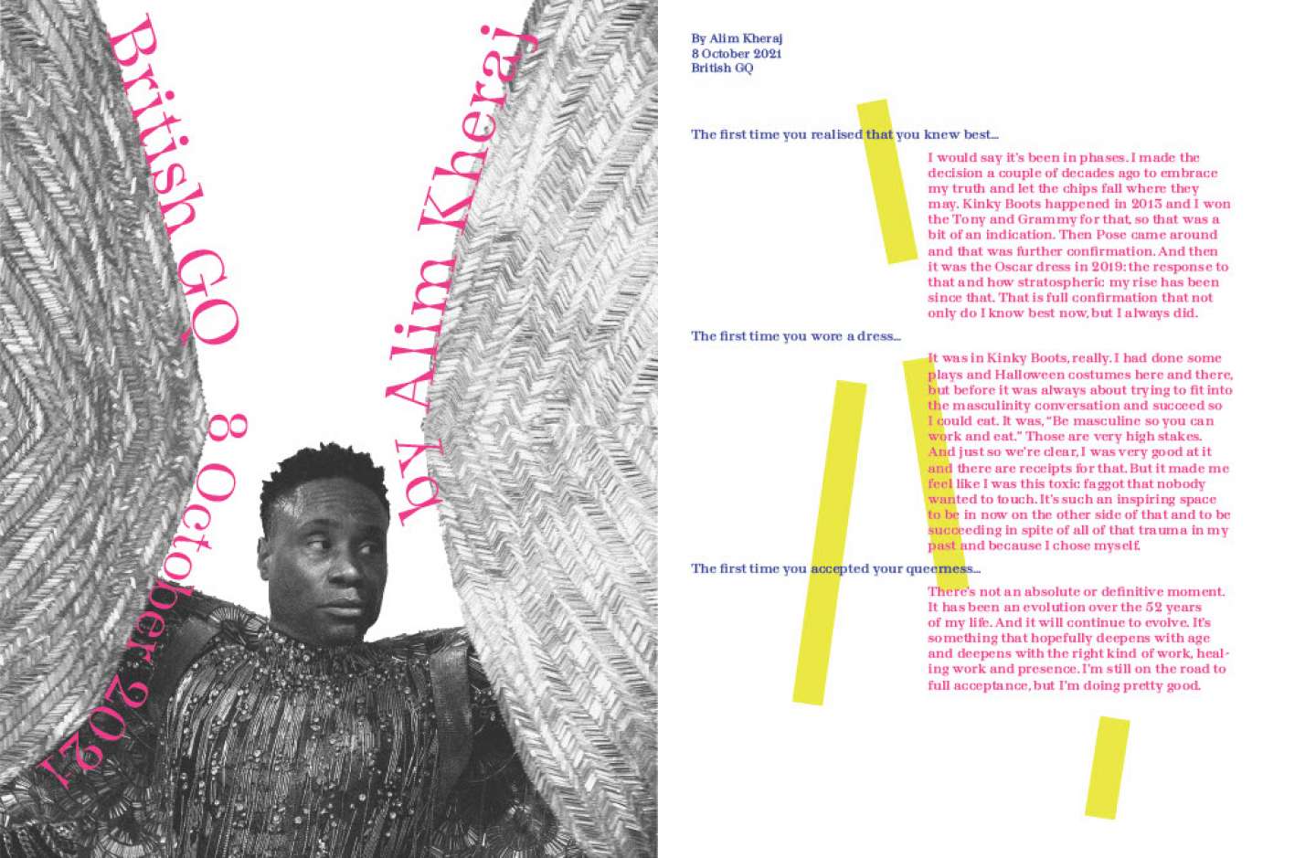 Type Person Book: Billy Porter