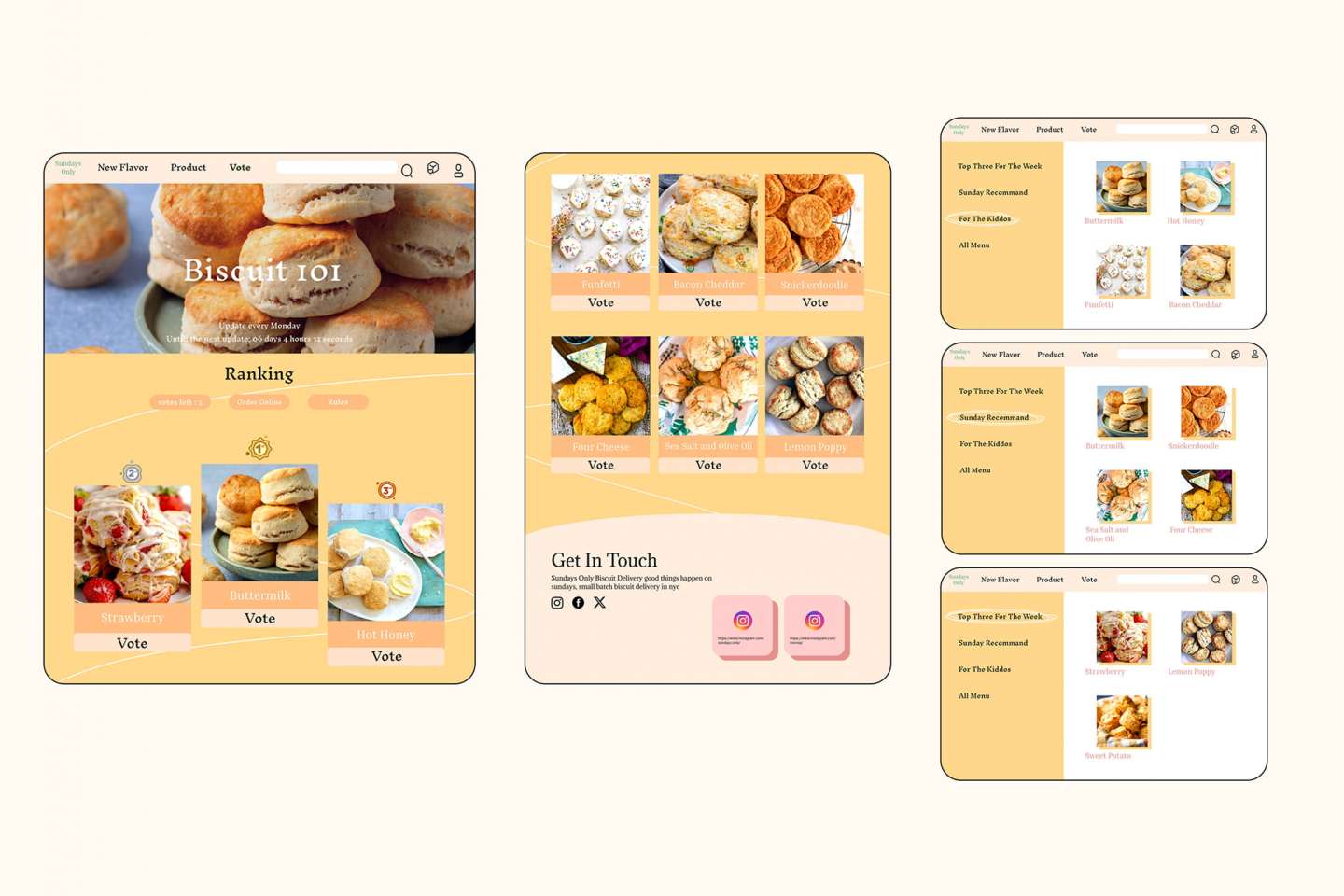 Sundays Only Web Design