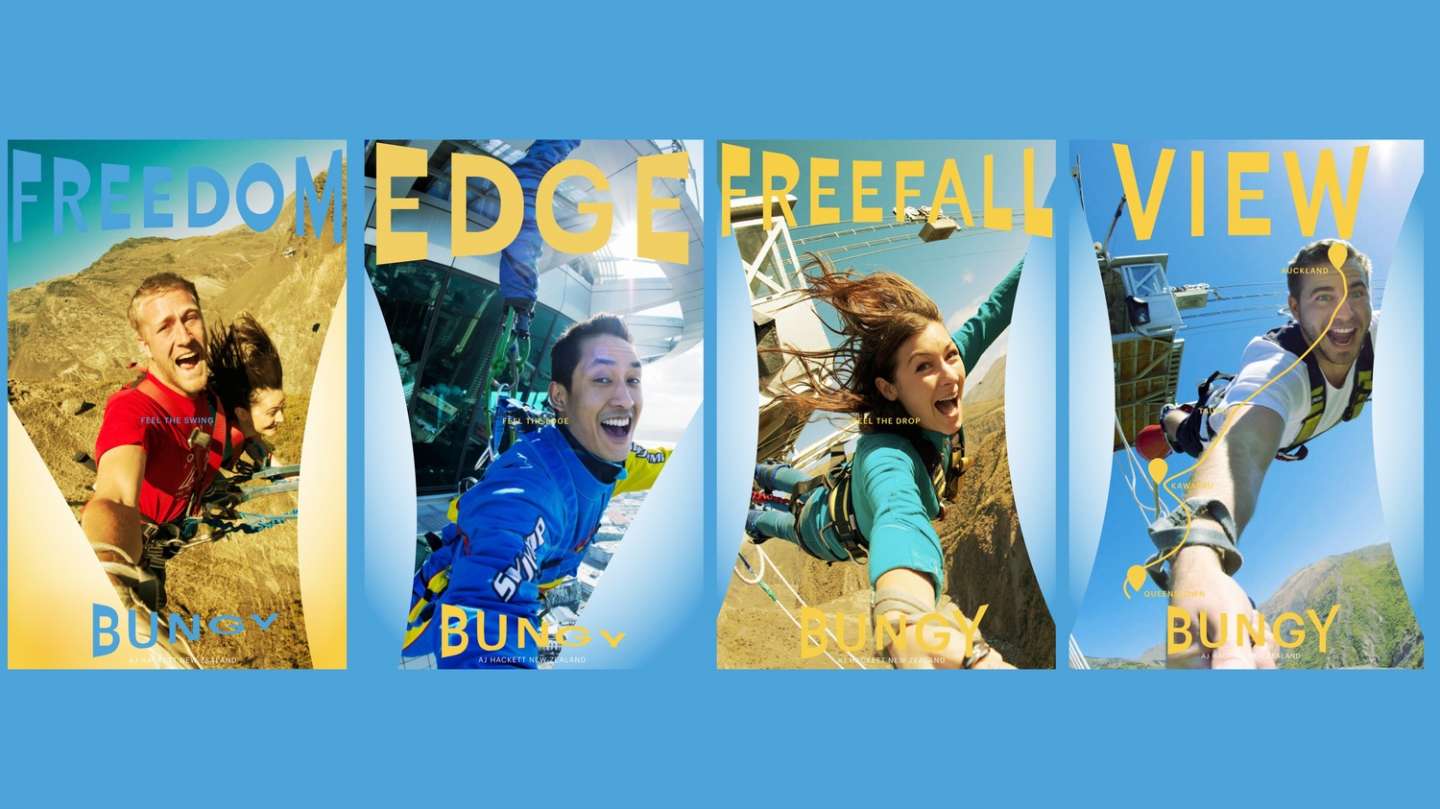 AJ HACKETT BUNGY REBRAND