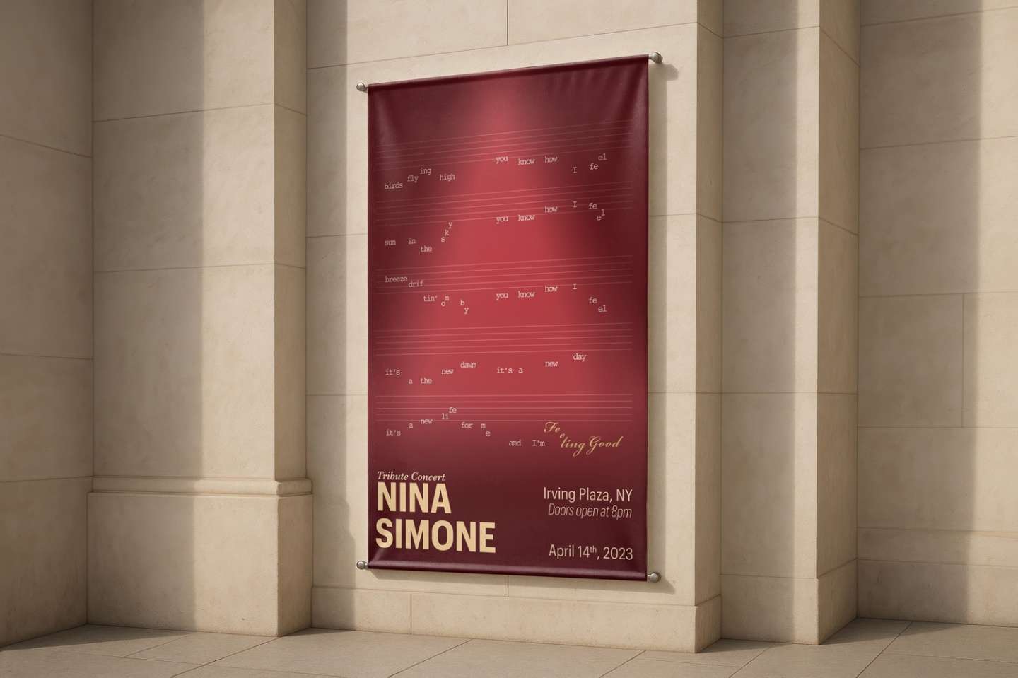 Nina Simone Tribute Concert Poster