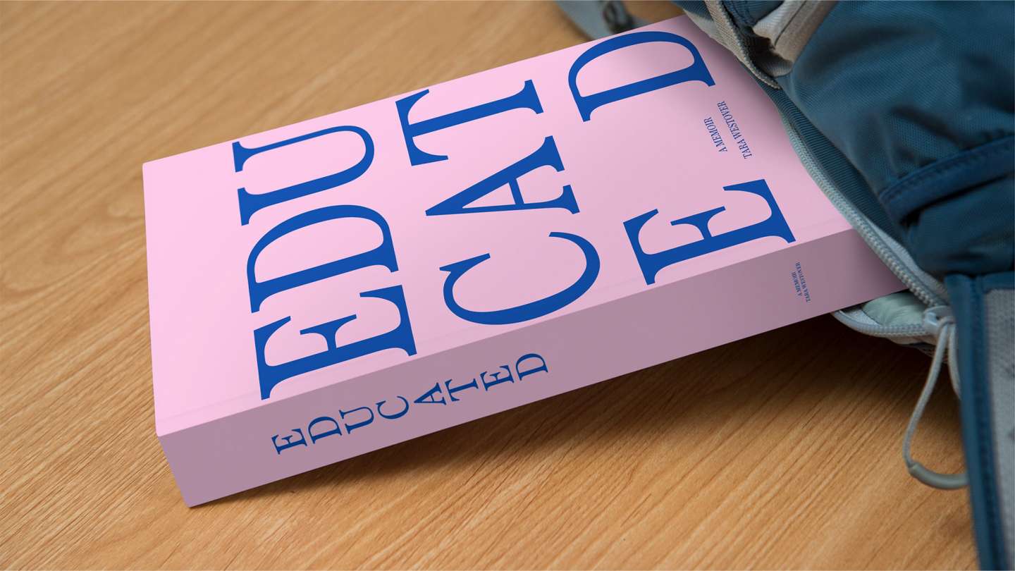 'Educated' Book Cover Design