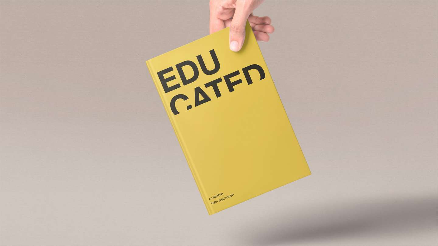 'Educated' Book Cover Design